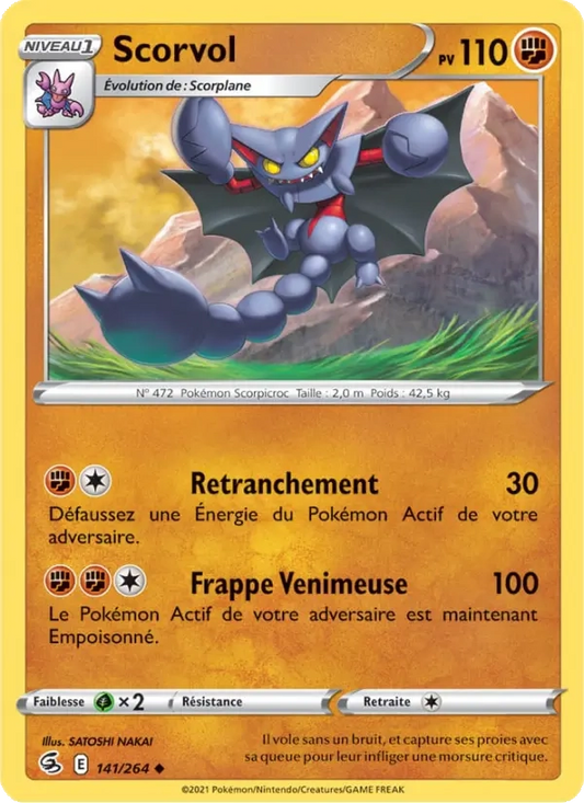 141/264 Scorvol Reverse - Poing de Fusion