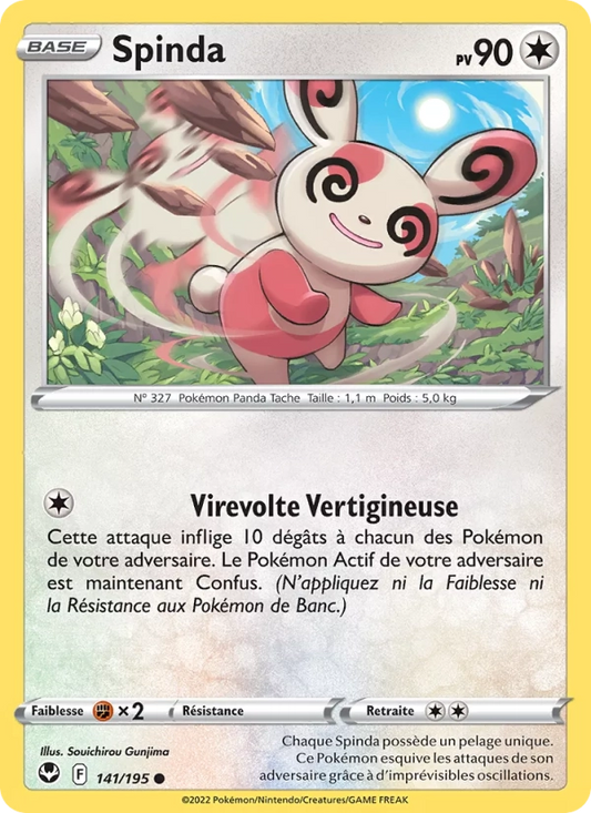 Spinda Reverse 141/195 - Tempête Argentée