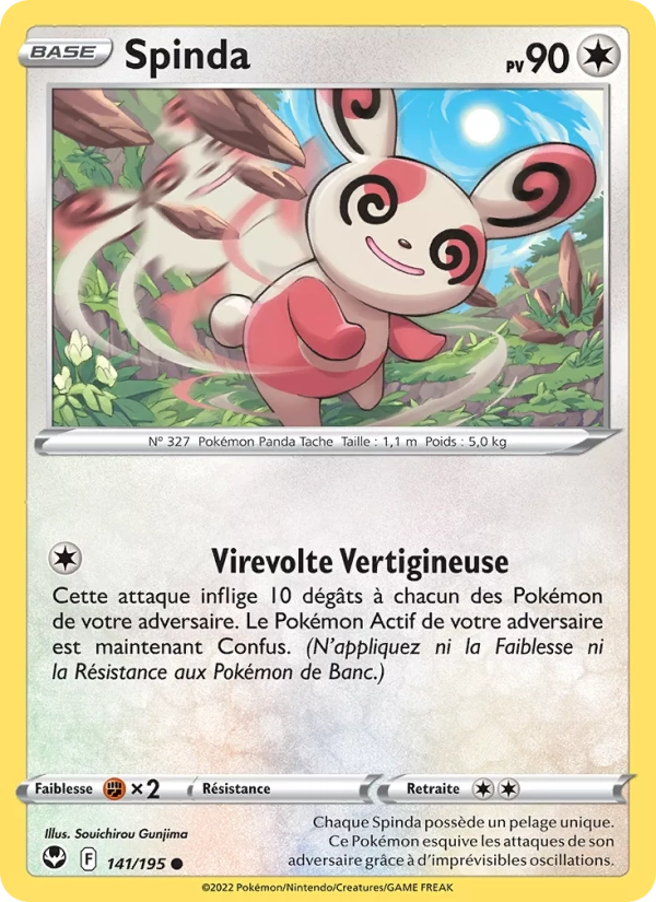 141/195 Spinda Reverse - Tempête Argentée