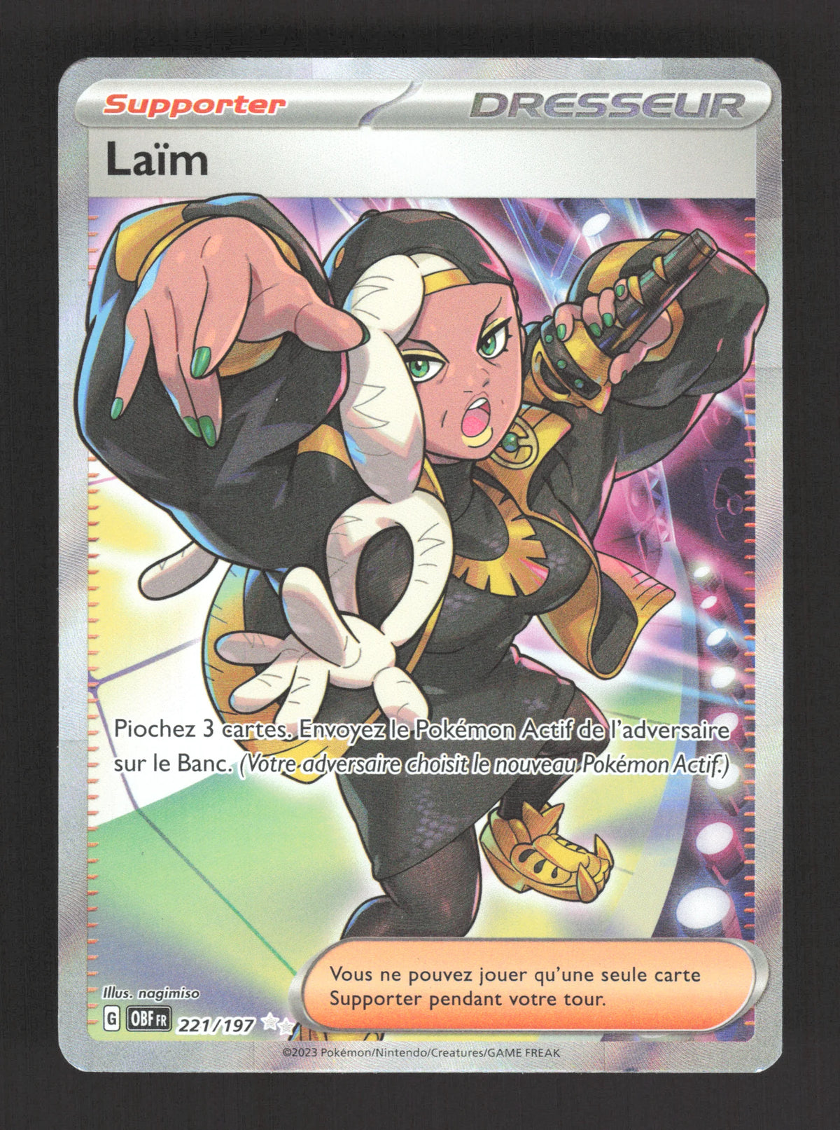 221/197 Laim DRESSEUR - Flammes Obsidiennes