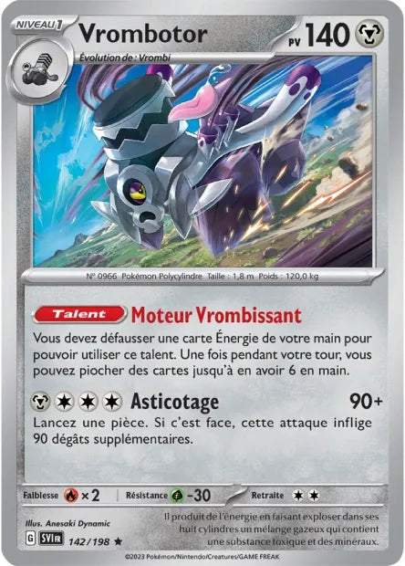 142/198 Vrombotor Holo - Écarlate et Violet