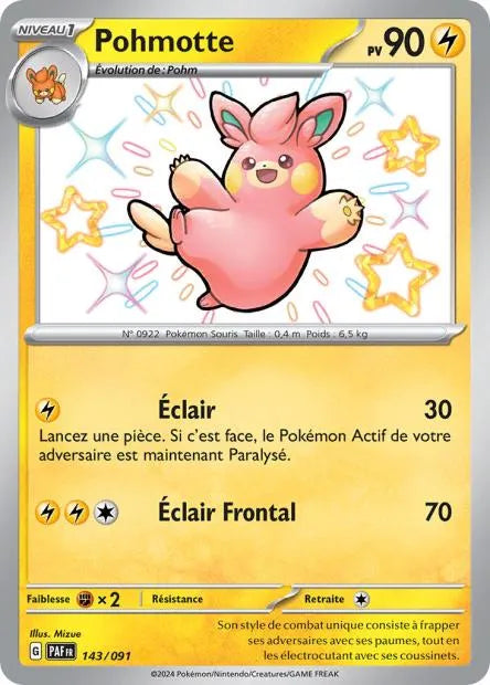 143/091 Pohmotte SHINY - Destinées de Paldea