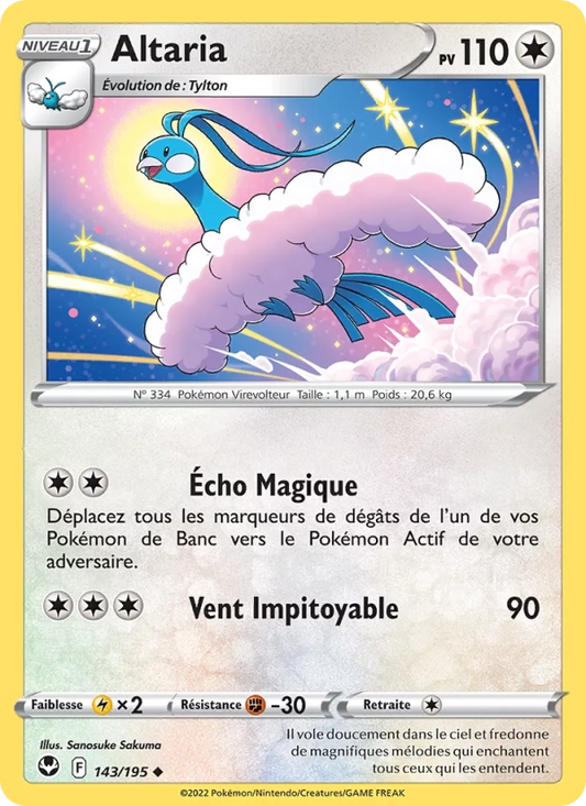 143/195 Altaria Reverse - Tempête Argentée