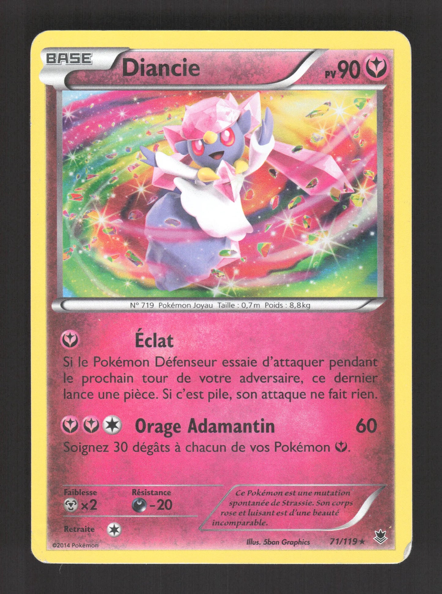 71/119 Diancie HOLO - Vigueur Spectrale