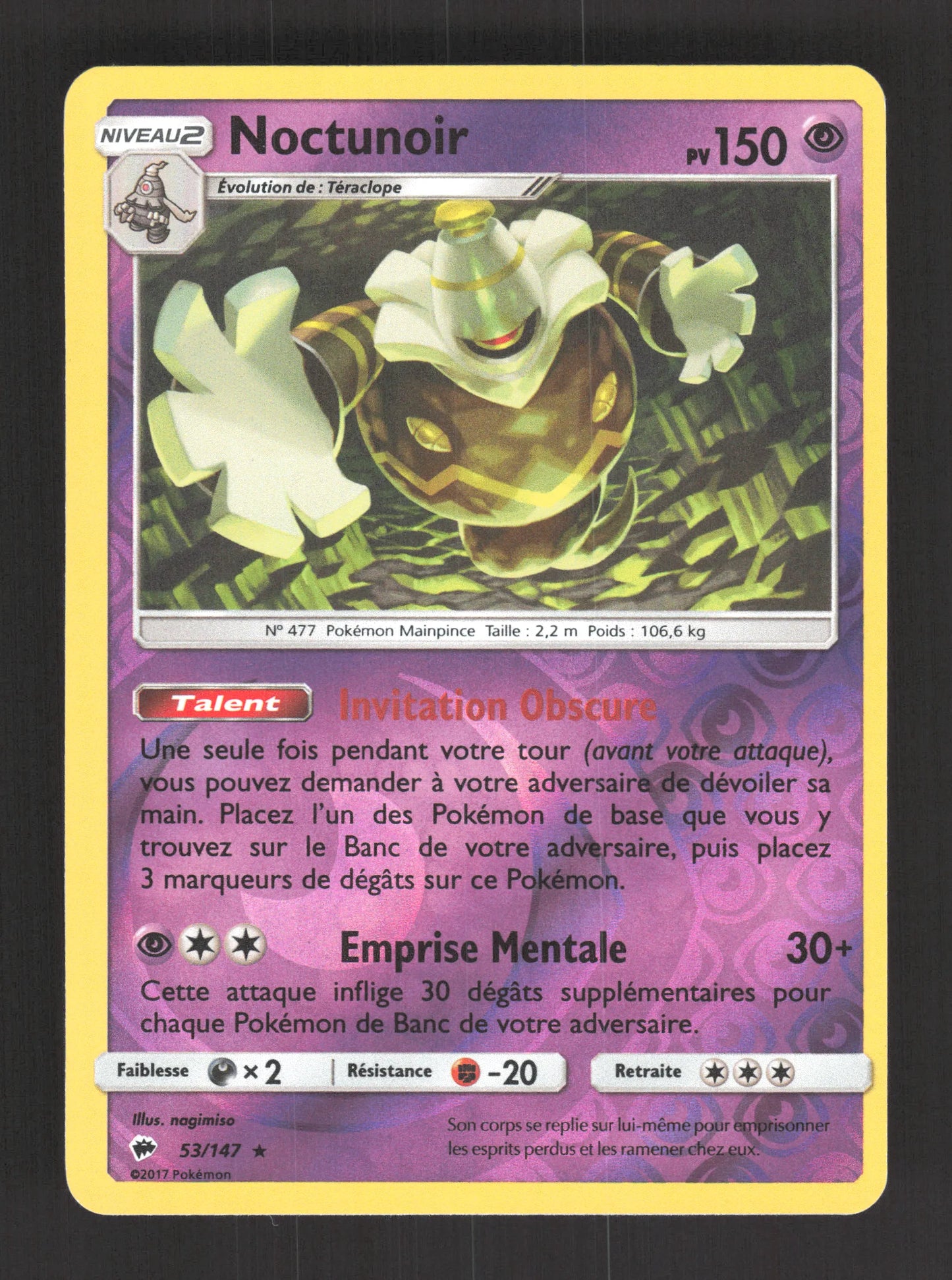 53/147 Noctunoir REVERSE - Ombres Ardentes