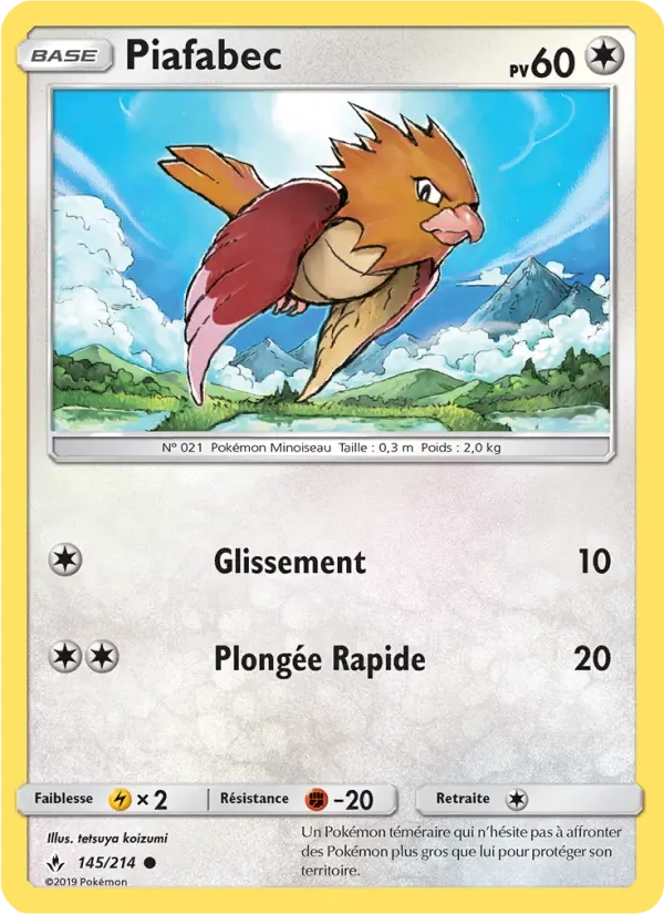 145/214 Piafabec REVERSE - Alliance Infaillible