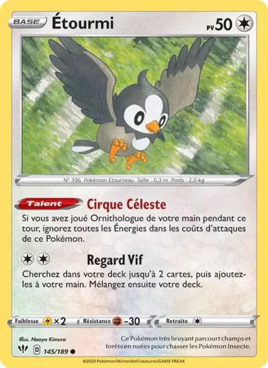 145/189 Étourmi Reverse - Ténèbres Embrasées
