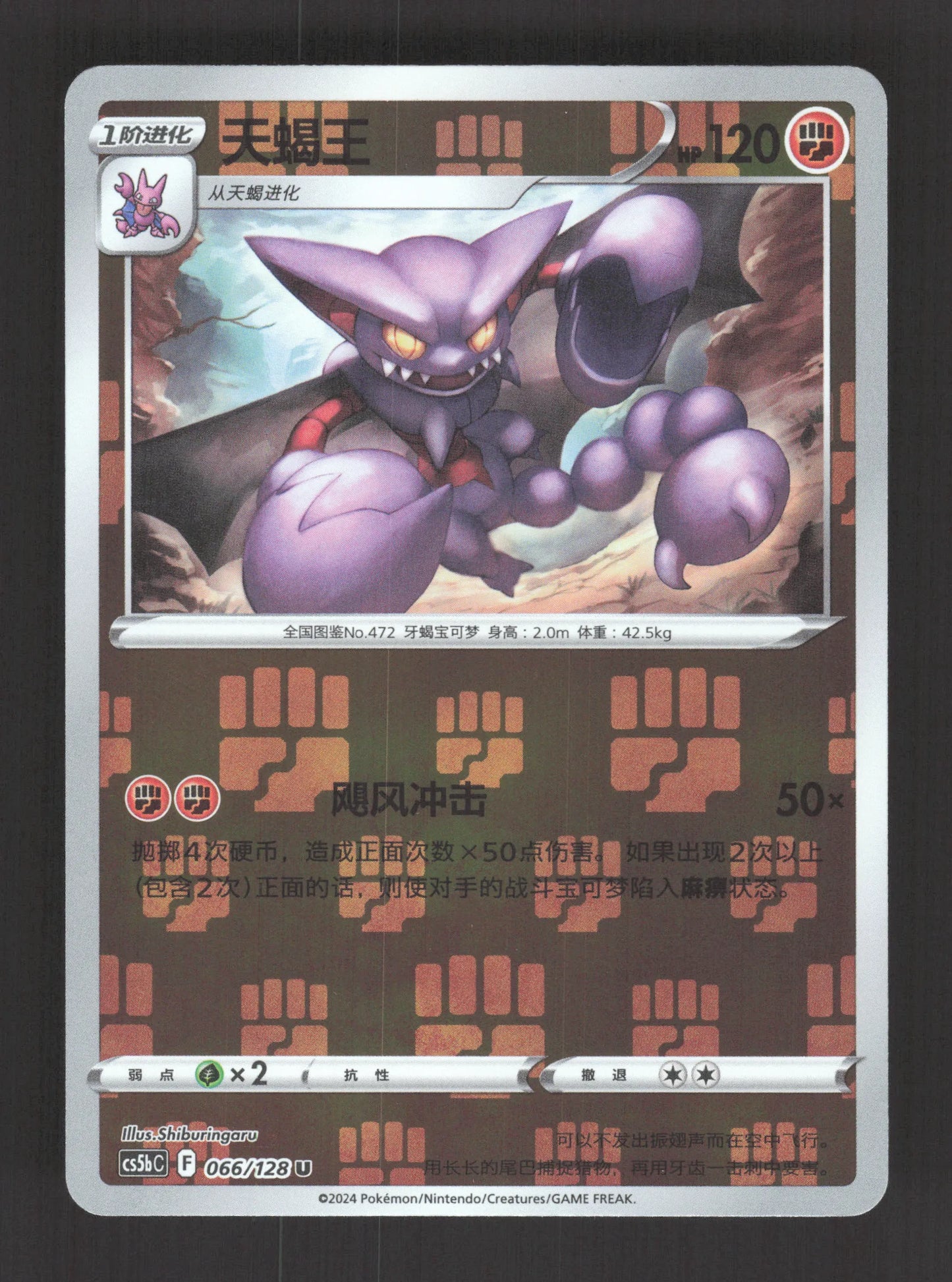 066/128 Scorvol REVERSE ENERGIE CN - Chinois