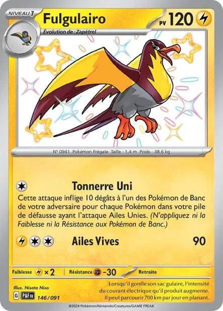 146/091 Fulgulairo SHINY - Destinées de Paldea