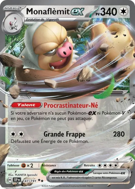 147/191 Monaflemit EX - Étincelles Déferlantes