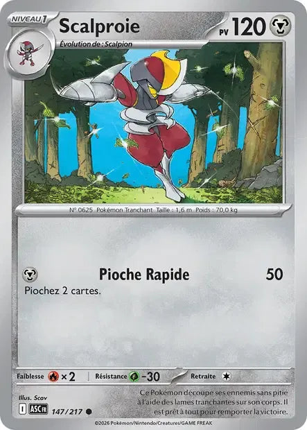 147/217 Scalproie REVERSE ENERGIE - Héros Transcendants