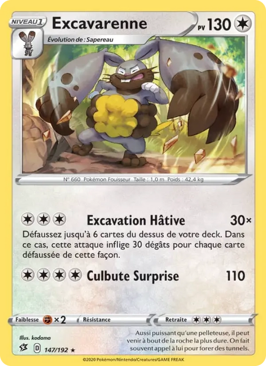 147/192 Excavarenne Reverse - Clash des Rebelles