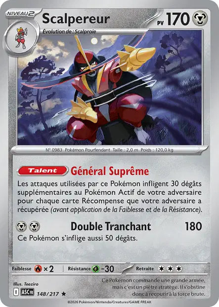 148/217 Scalpereur REVERSE ENERGIE - Héros Transcendants