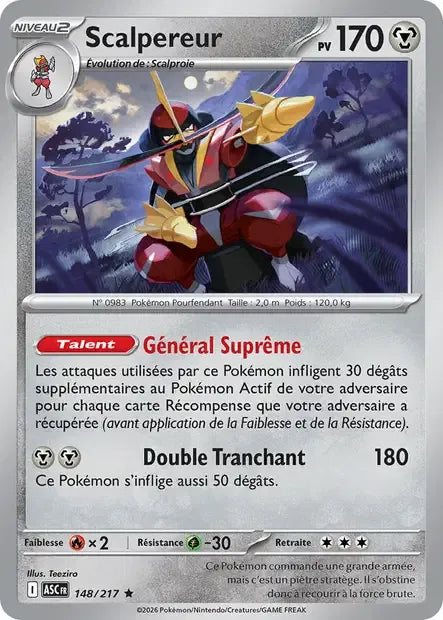148/217 Scalpereur REVERSE ENERGIE - Héros Transcendants