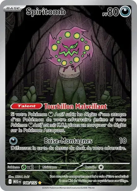 148/132 Spiritomb AR - Méga-Évolution