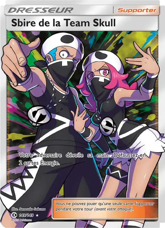149/149 Sbire de la Team Skull DRESSEUR - Soleil et Lune