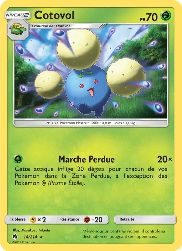14/214 Cotovol REVERSE - Tonnerre Perdu
