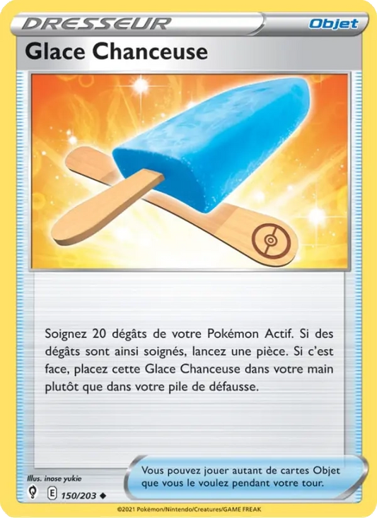 Glace Chanceuse Reverse 150/203 - Évolution Céleste