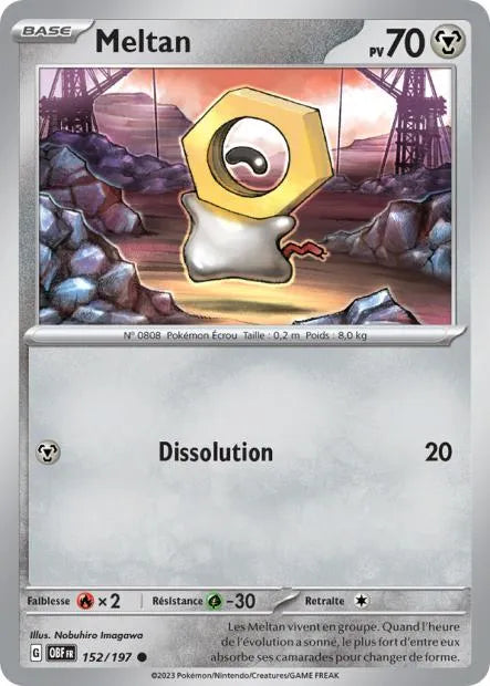 Meltan Reverse 152/197 - Flammes Obsidiennes