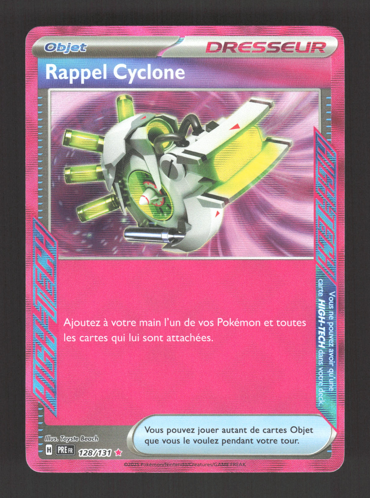 128/131 Rappel Cyclone ACE - Évolutions Prismatiques