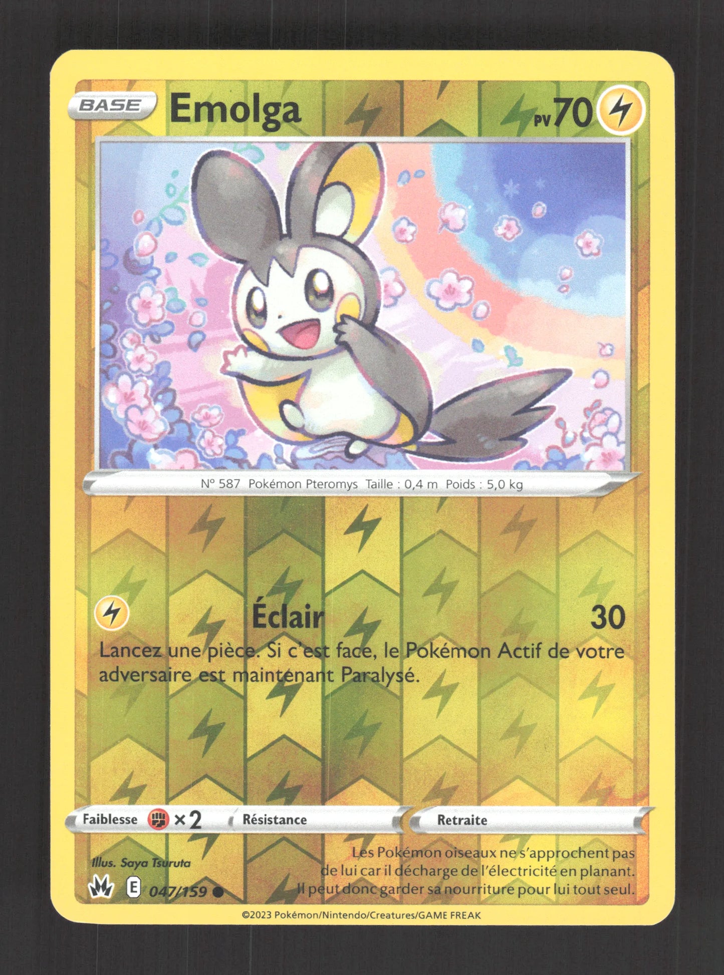 047/159 Emolga REVERSE - Zénith Suprême