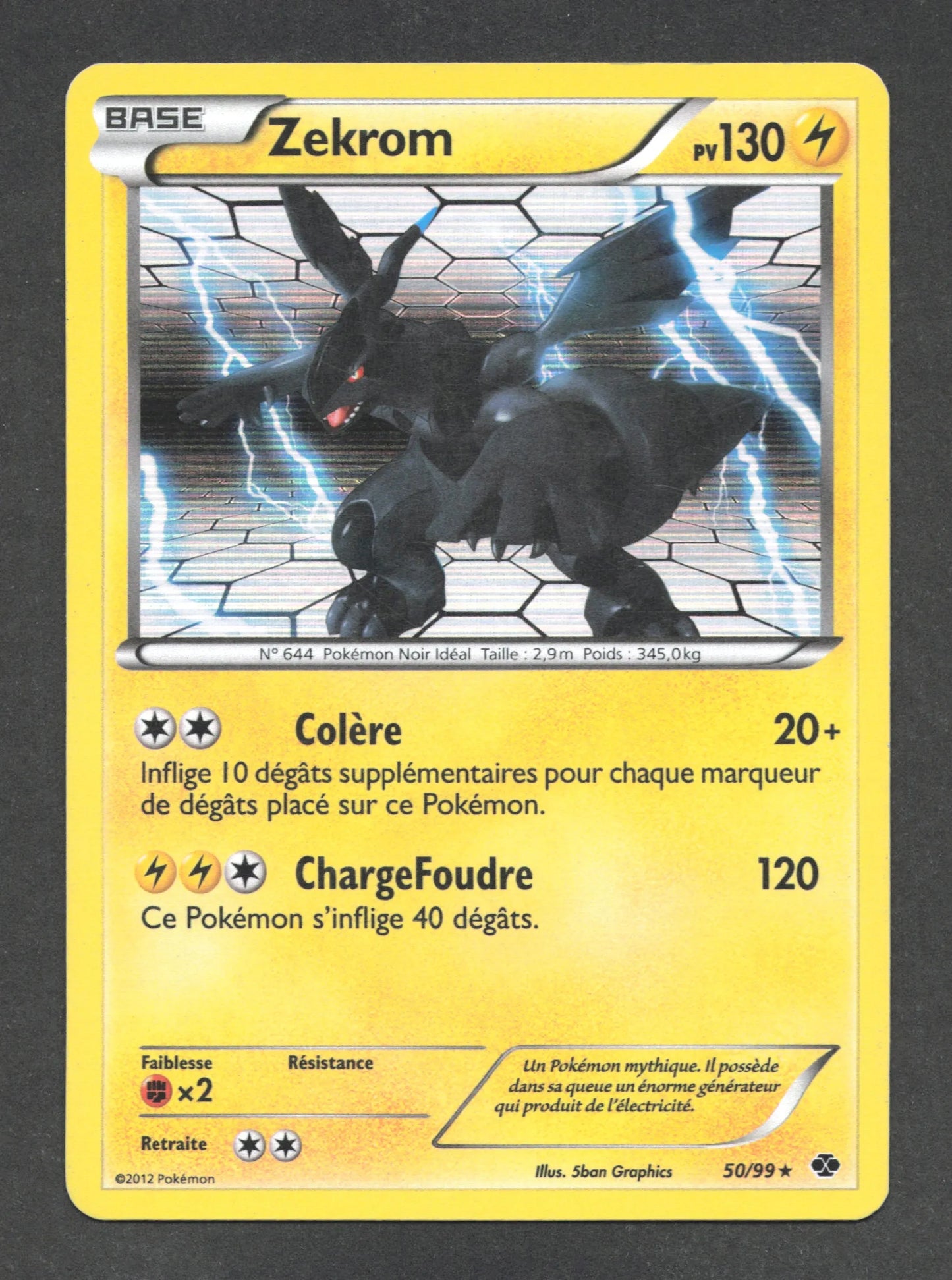 50/99 Zekrom HOLO - Destinées Futures