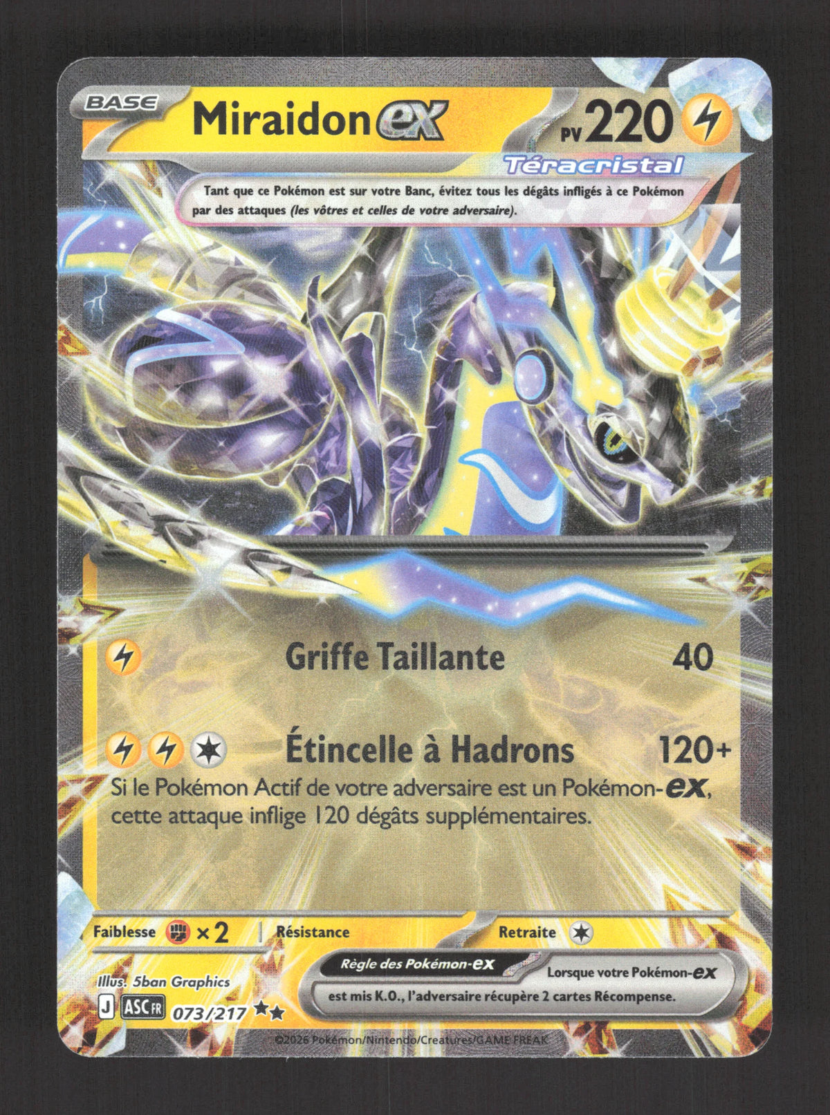 073/217 Miraidon EX - Héros Transcendants