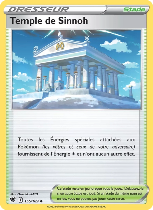 155/189 Temple de Sinnoh Reverse - Astres Radieux