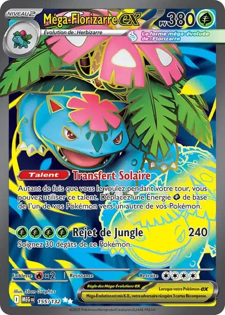 155/132 Mega Florizarre EX - Méga-Évolution