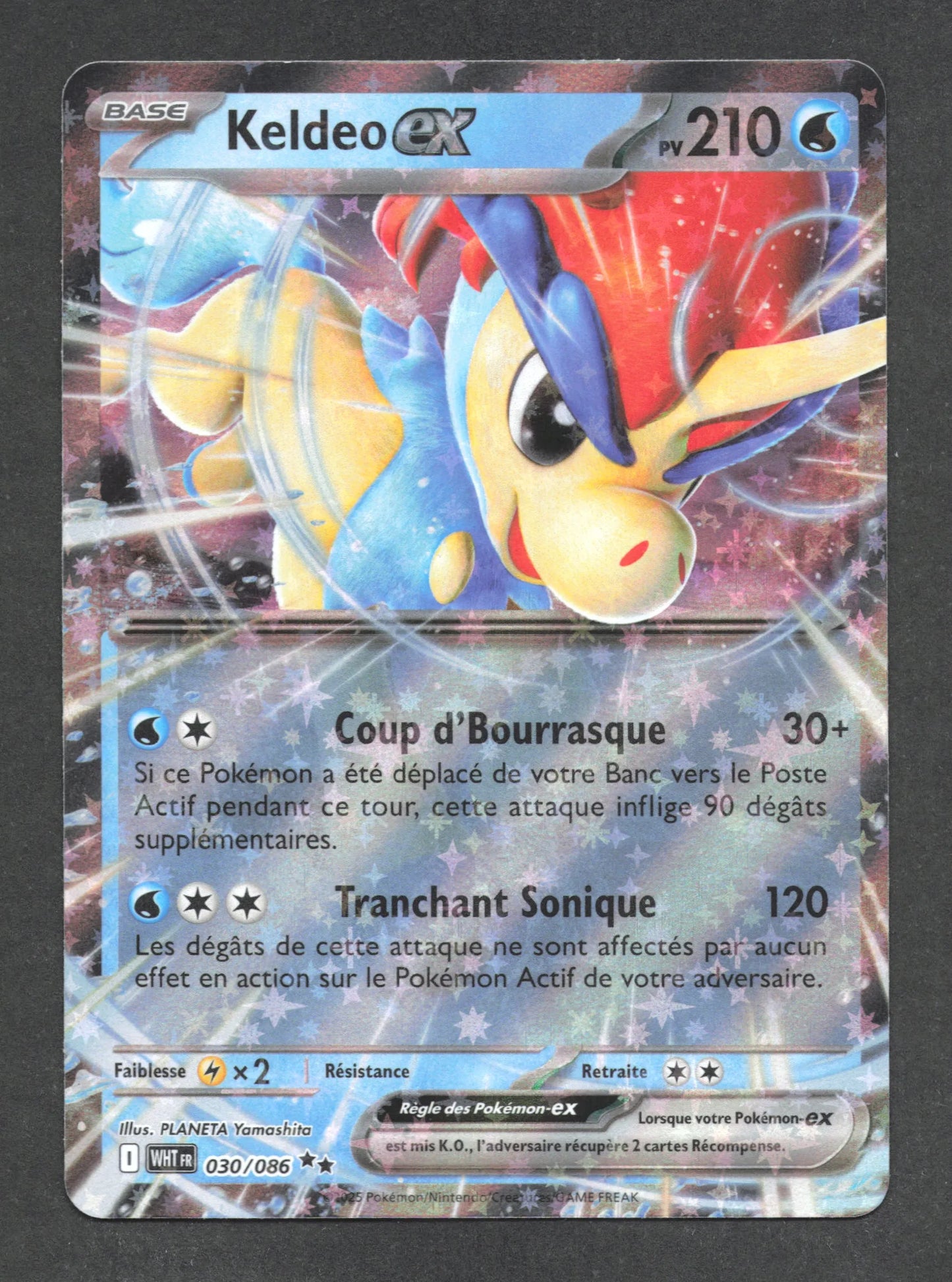 030/086 Keldeo EX - Flamme Blanche