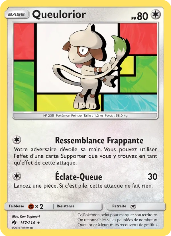 157/214 Queulorior REVERSE - Tonnerre Perdu