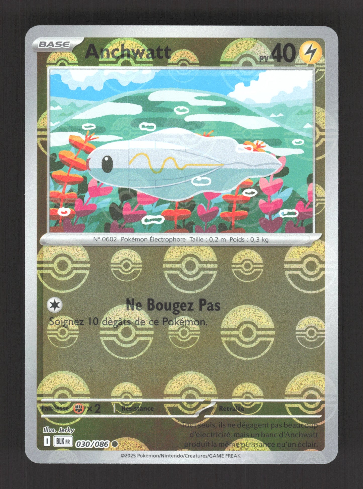 030/086 Anchwatt POKEBALL - Foudre Noire
