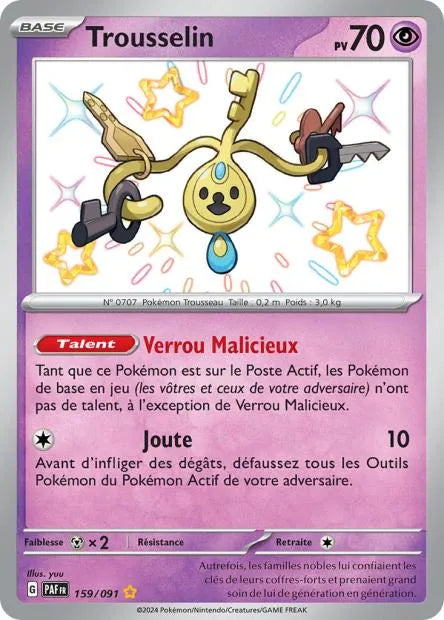 159/091 Trousselin SHINY - Destinées de Paldea