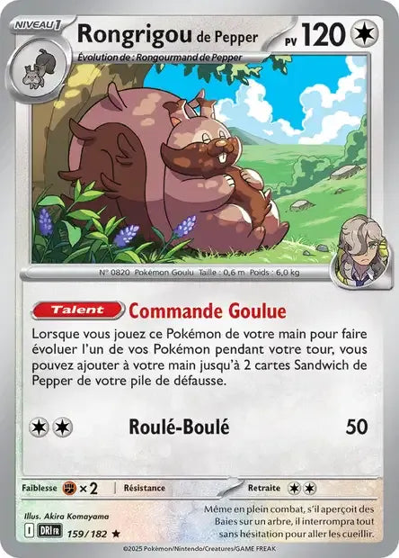 159/182 Rongrigou de Pepper Holo - Rivalités Destinées
