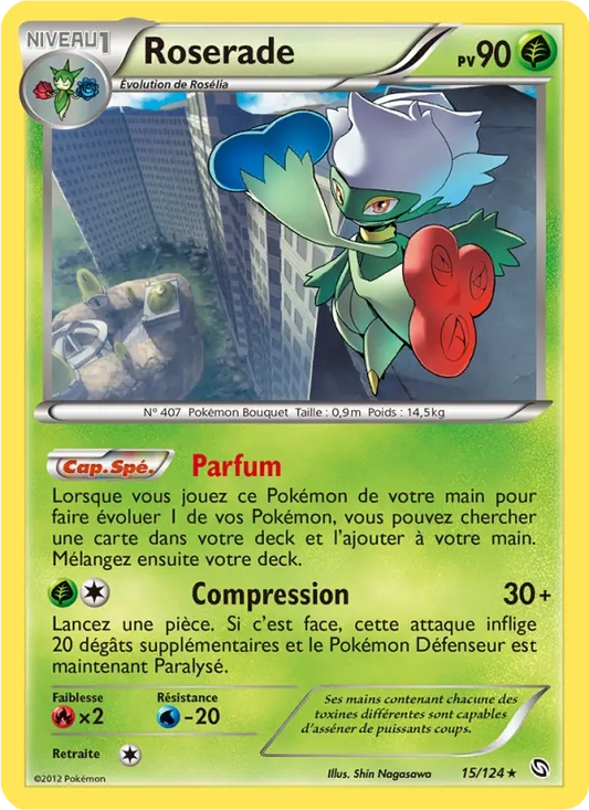 15/124 Roserade RARE - Dragons Éxaltés