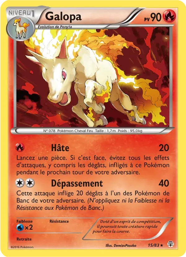 15/83 Galopa RARE - Générations