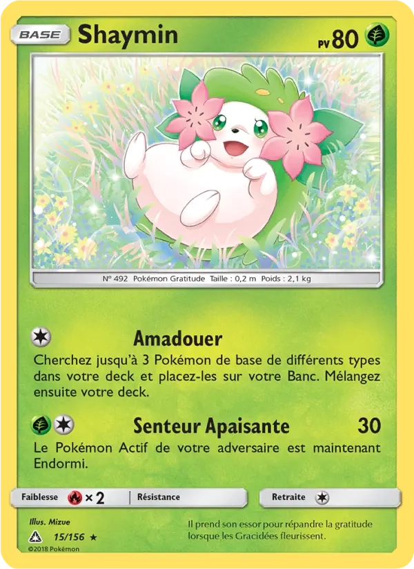 15/156 Shaymin HOLO - Ultra-Prisme