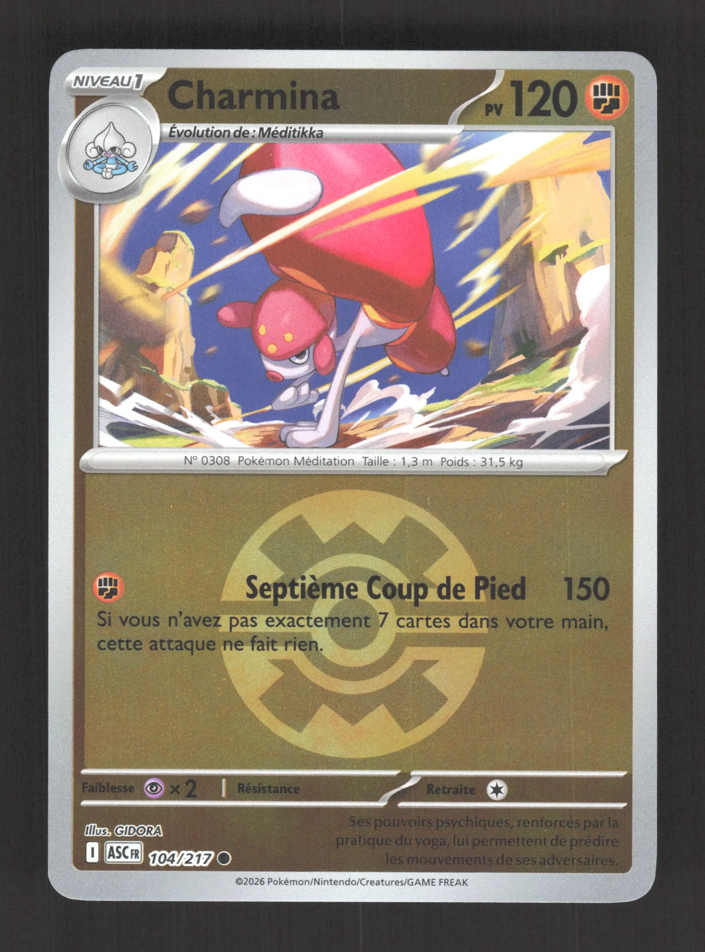 104/217 Charmina POKEBALL - Héros Transcendants