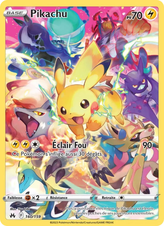 160/159 Pikachu FA - Zénith Suprême