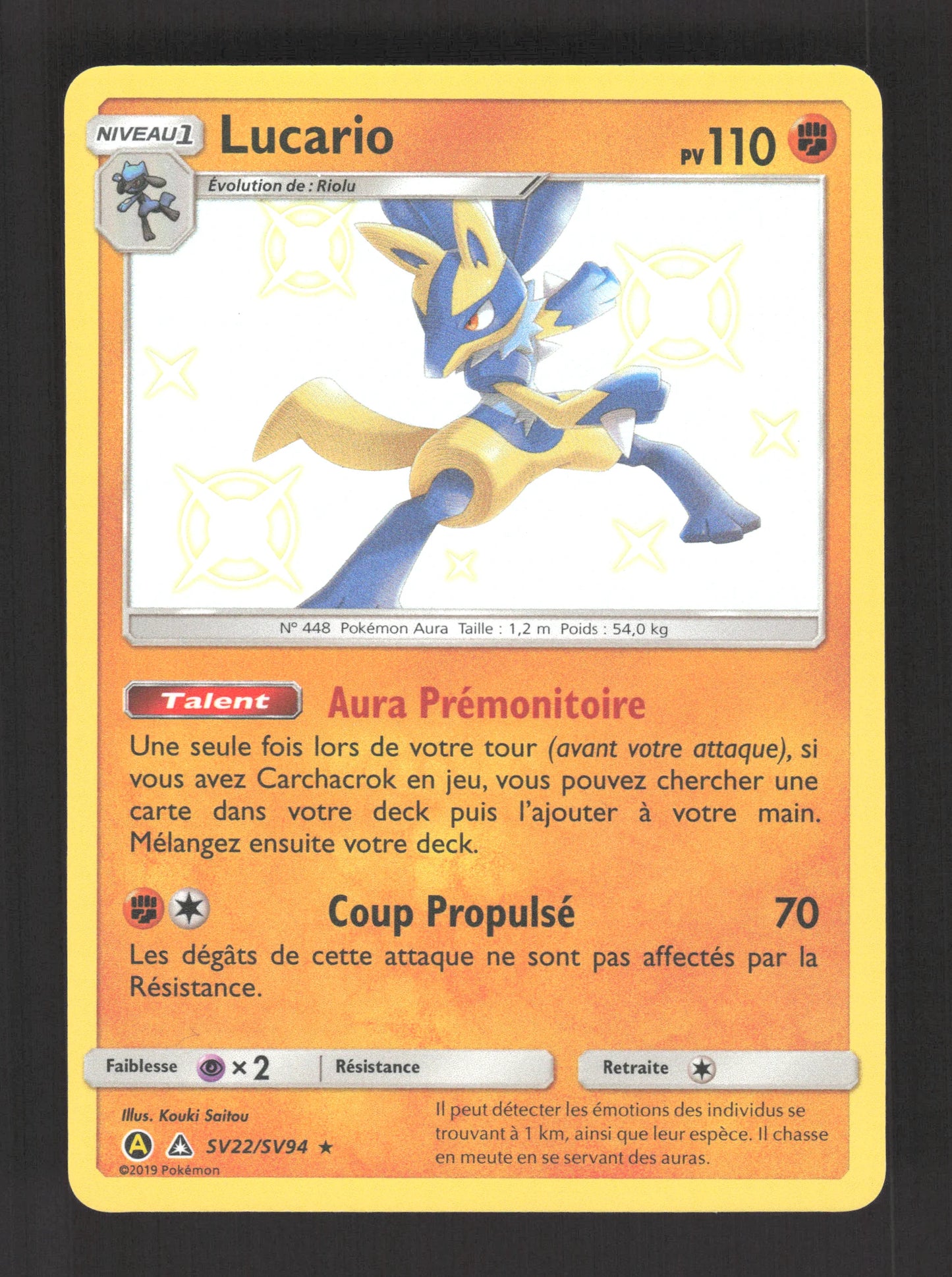 SV22/SV94 Lucario SHINY - Destinées Occultes