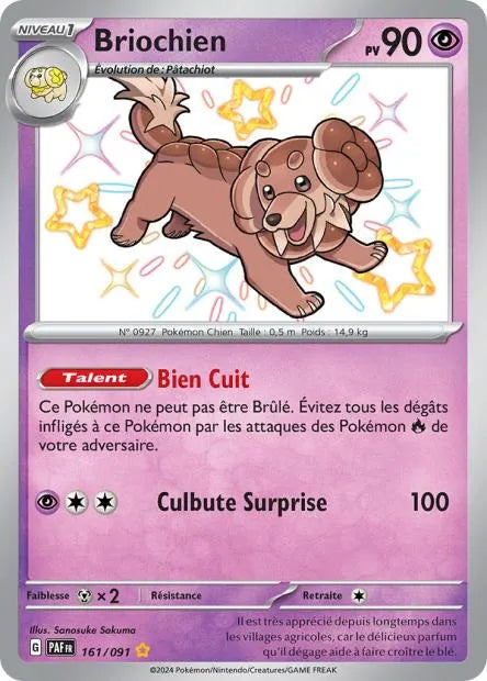161/091 Briochien SHINY - Destinées de Paldea