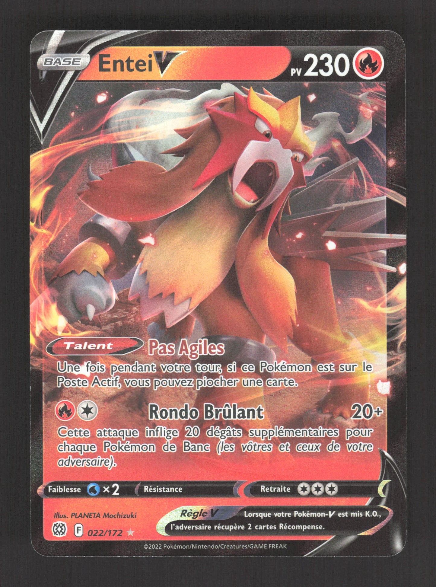 022/172 Entei V - Stars Étincelantes