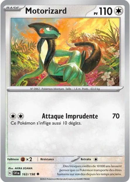 163/198 Motorizard Reverse - Écarlate et Violet