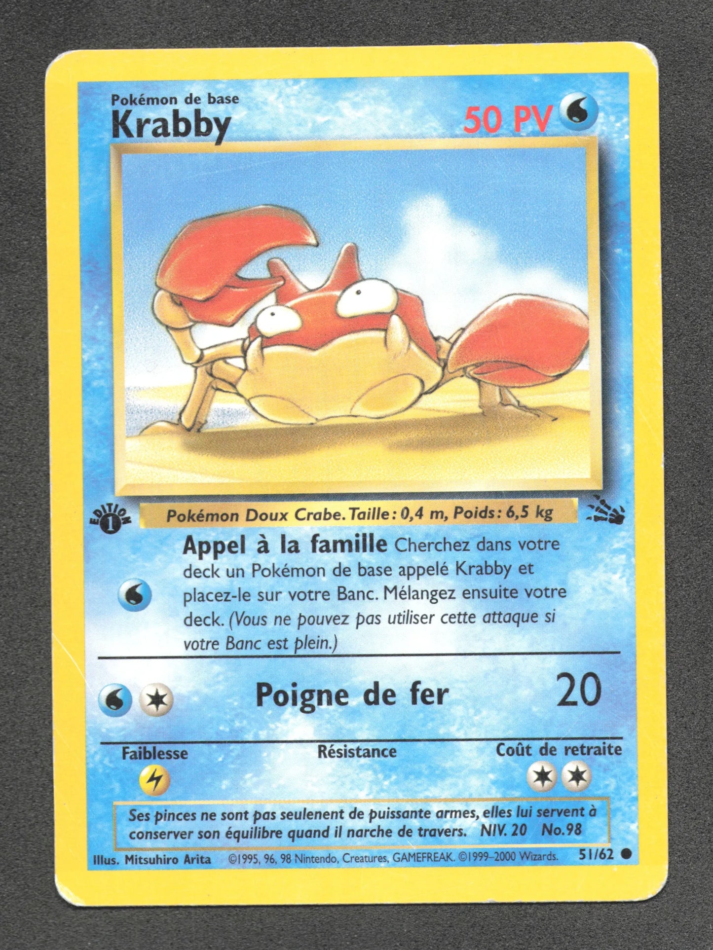 51/62 Krabby CO ED1 - Fossile