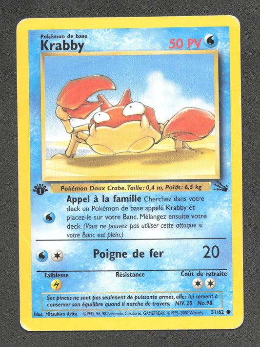 51/62 Krabby CO ED1 - Fossile