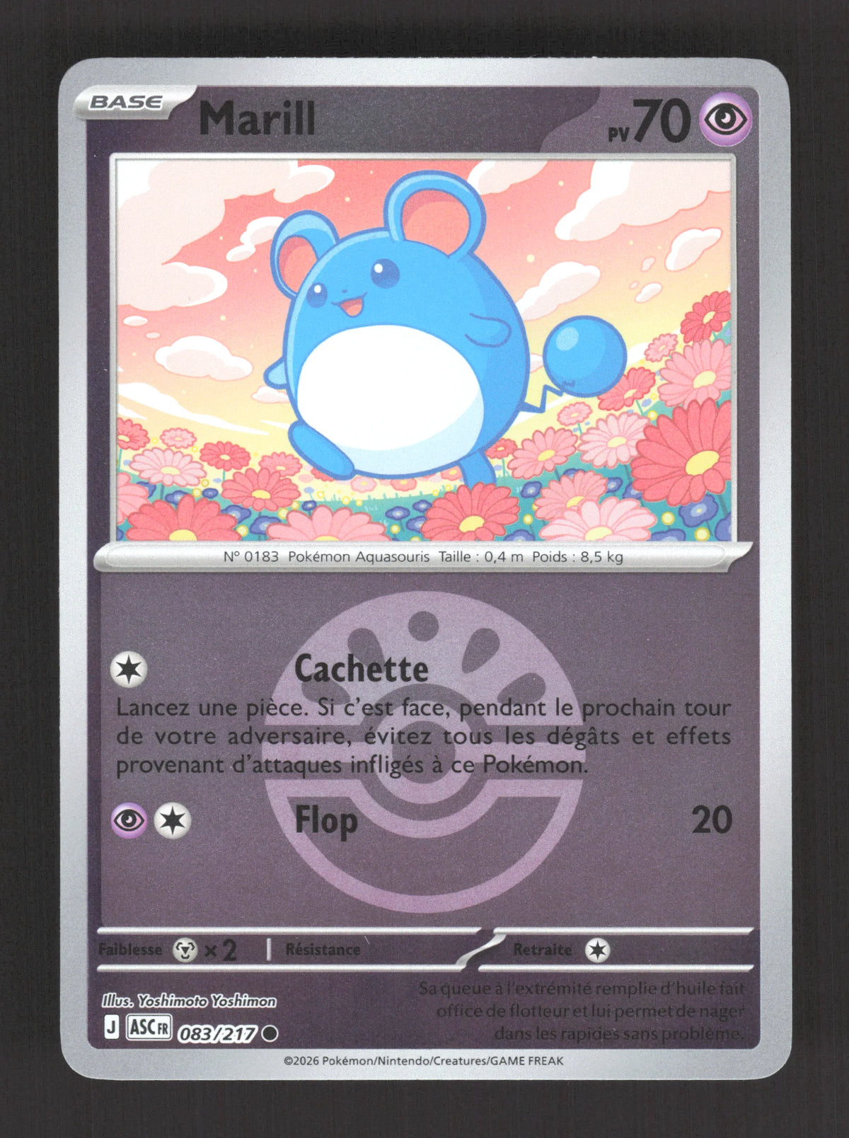 083/217 Marill POKEBALL - Héros Transcendants