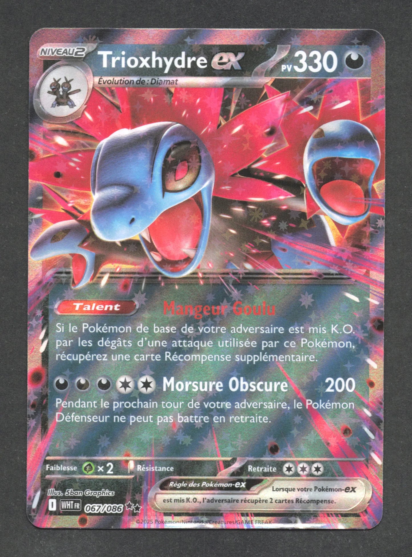 067/086 Trioxhydre EX - Flamme Blanche