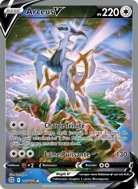 166/172 Arceus V - Stars Étincelantes