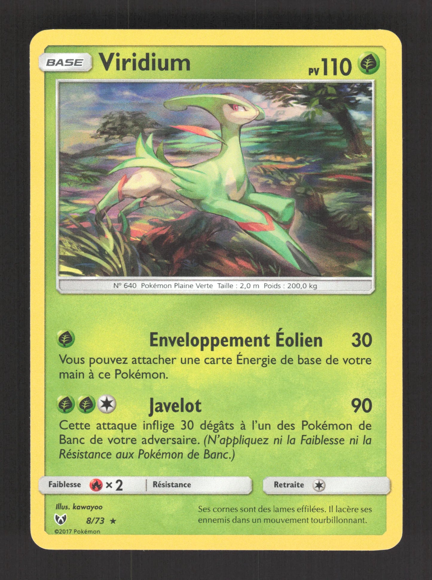 8/73 Viridium HOLO - Légendes Brillantes