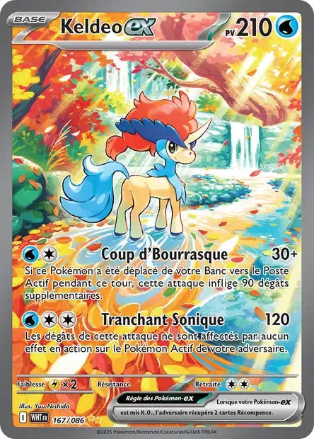 167/086 Keldeo EX - Flamme Blanche
